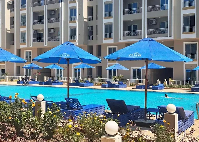The Blue Pearl-hurghada Hub Luxury 2 Bedroom Apartmanhotel Gurdaka